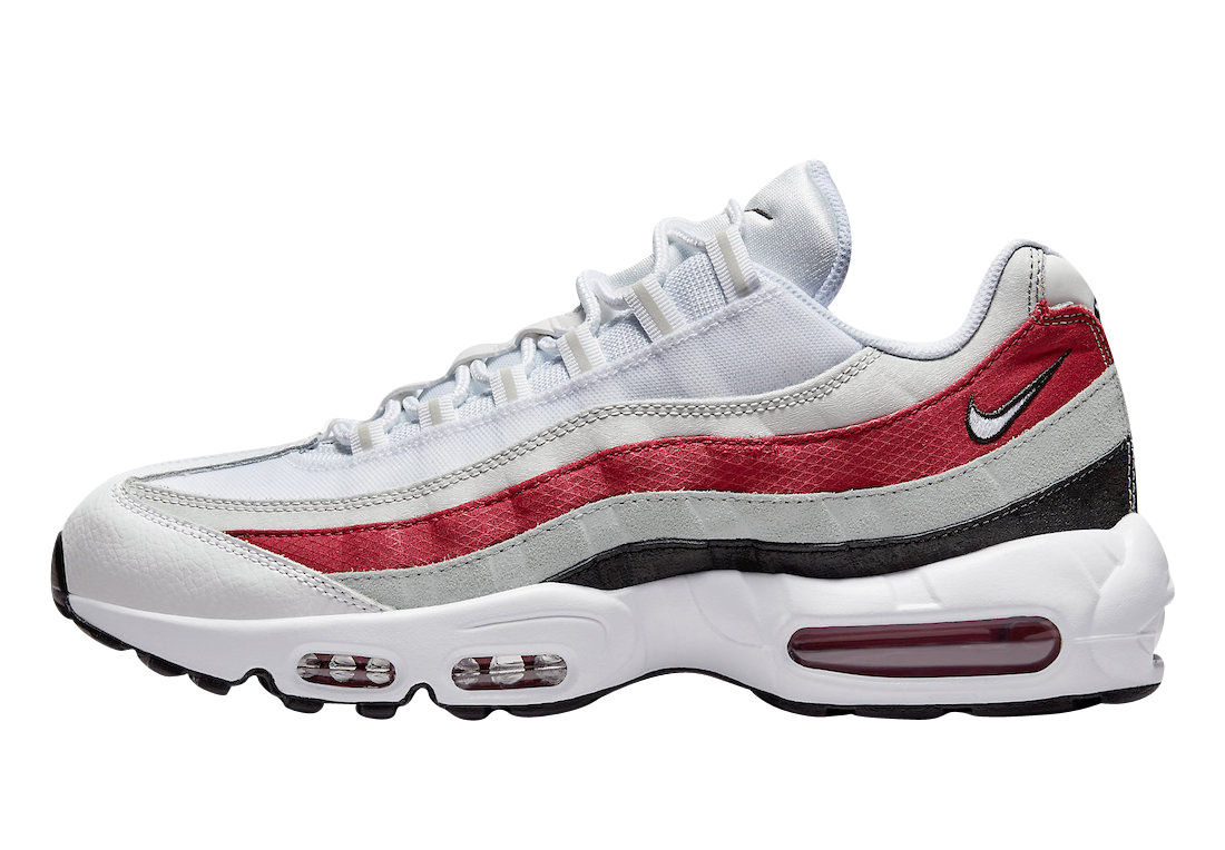 red and white nike shoes air max