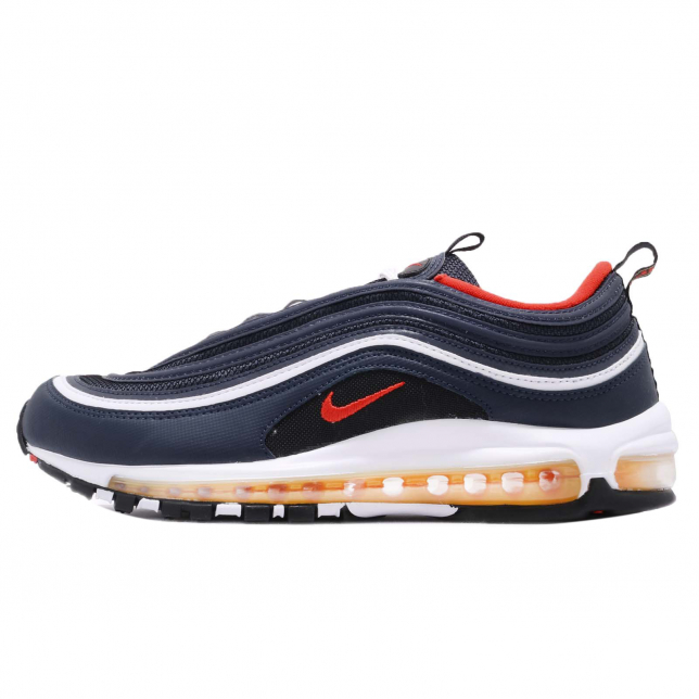 BUY Nike Air Max 97 Midnight Navy Habanero Red | Kixify Marketplace