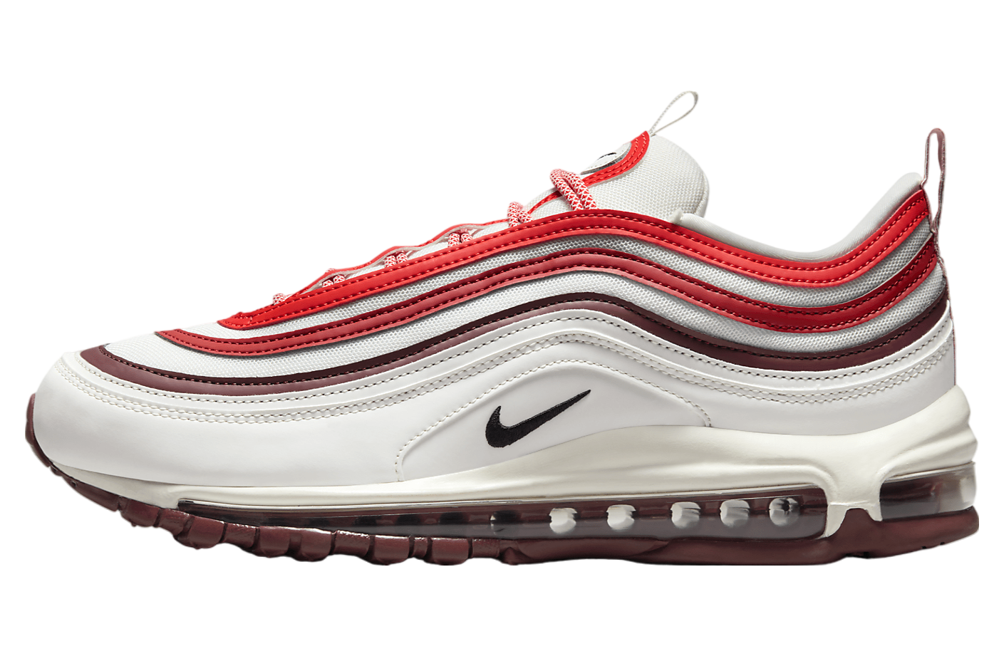 Nike Air Max 97 Summit White Dark Team Red Mar 2024 FN6957 101 KicksOnFire