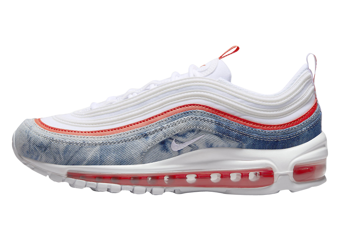 red white and blue air max 97 | Nike Air Max 97 Washed Denim