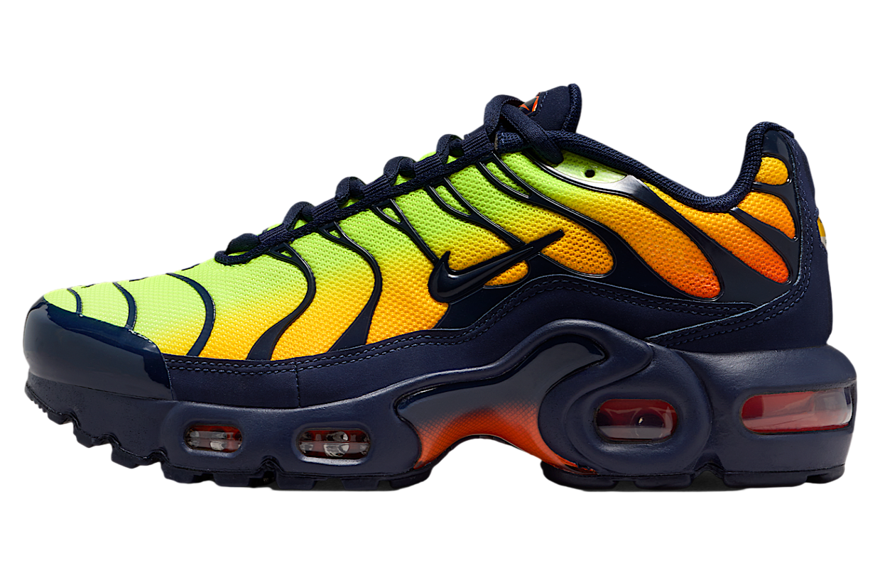 Nike Air Max Plus GS Lemon Venom / Hyper Crimson