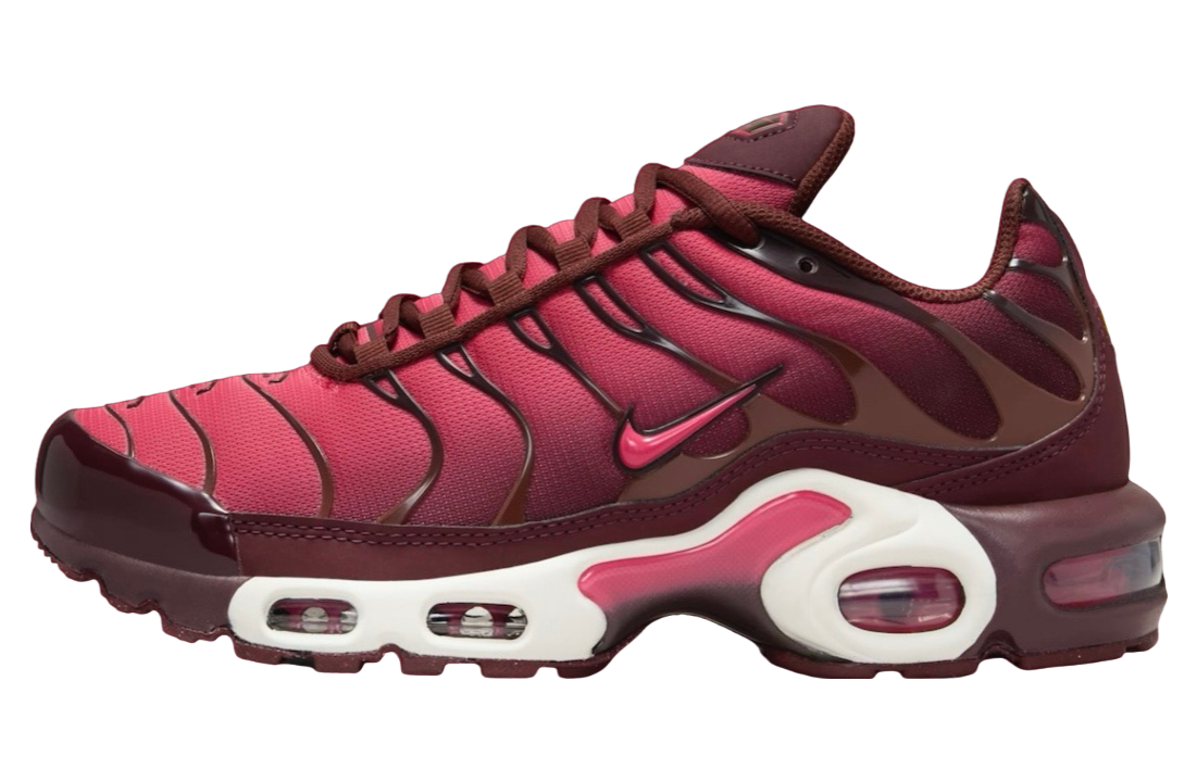 Nike Air Max Plus WMNS Burgundy Crush Aster Pink Nov 2024 HQ4048 600 KicksOnFire