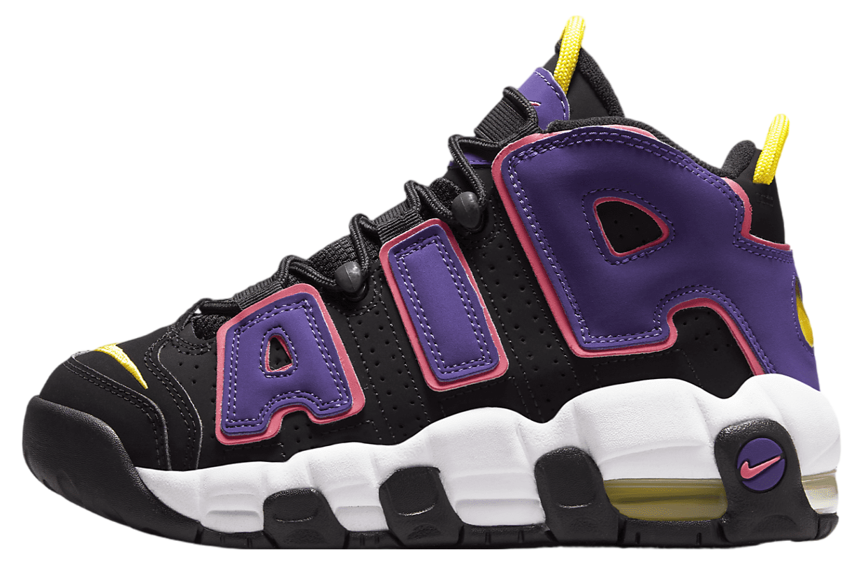 Nike Air More Uptempo GS Black / Court Purple