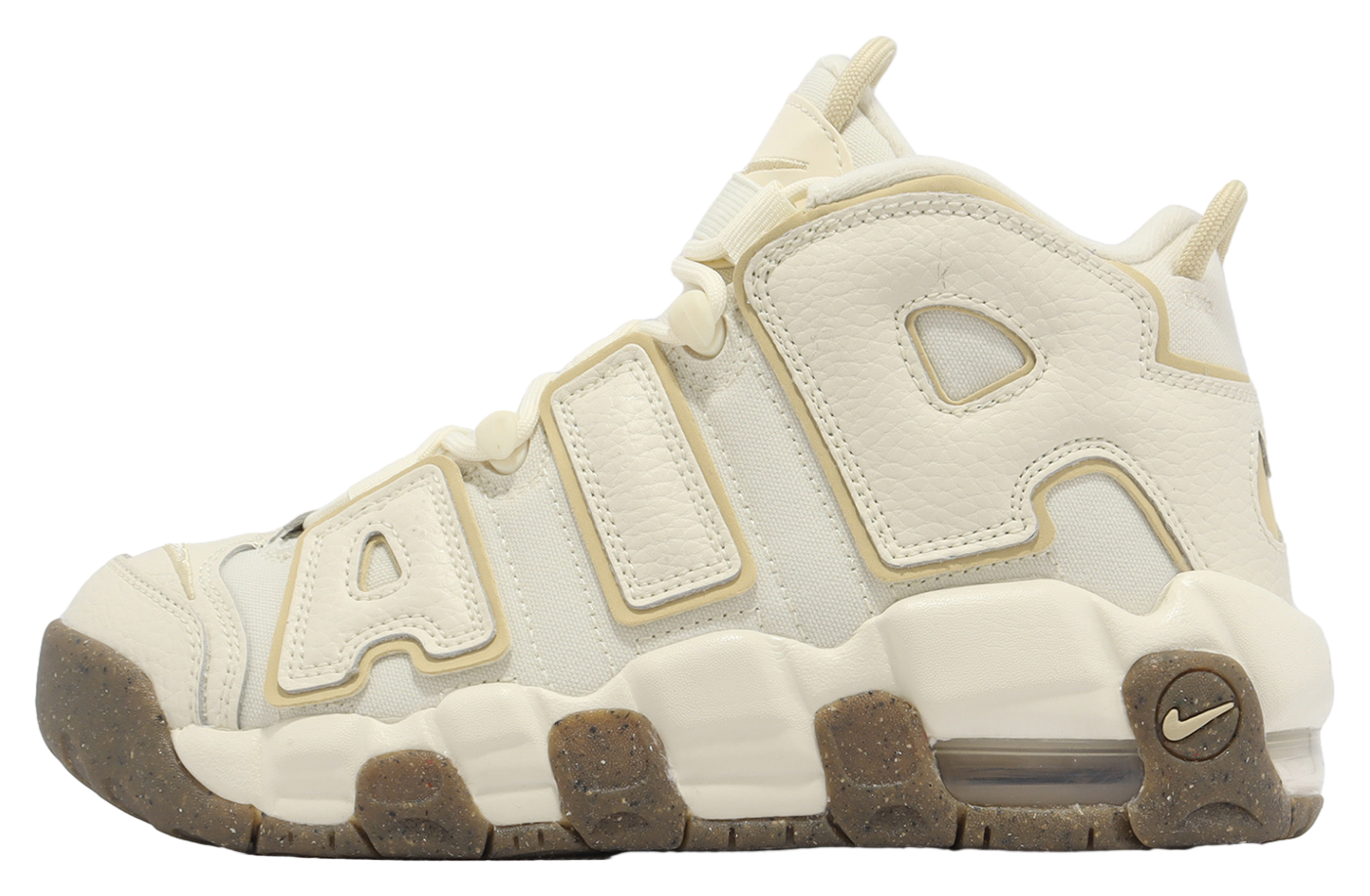 Nike Air More Uptempo GS Coconut Milk / Team Gold