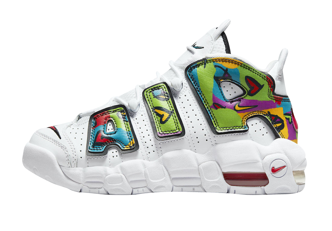 Nike Air More Uptempo GS Peace, Love, Swoosh