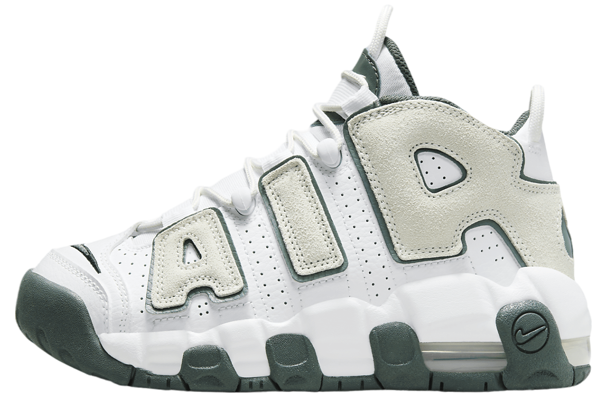 Nike Air More Uptempo GS White / Vintage Green