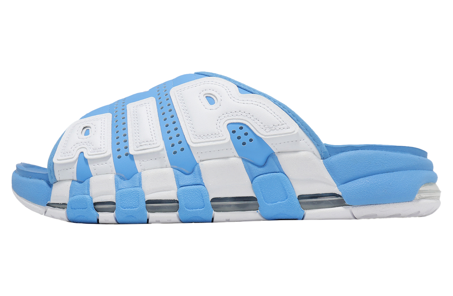 Nike Air More Uptempo Slide University Blue / White