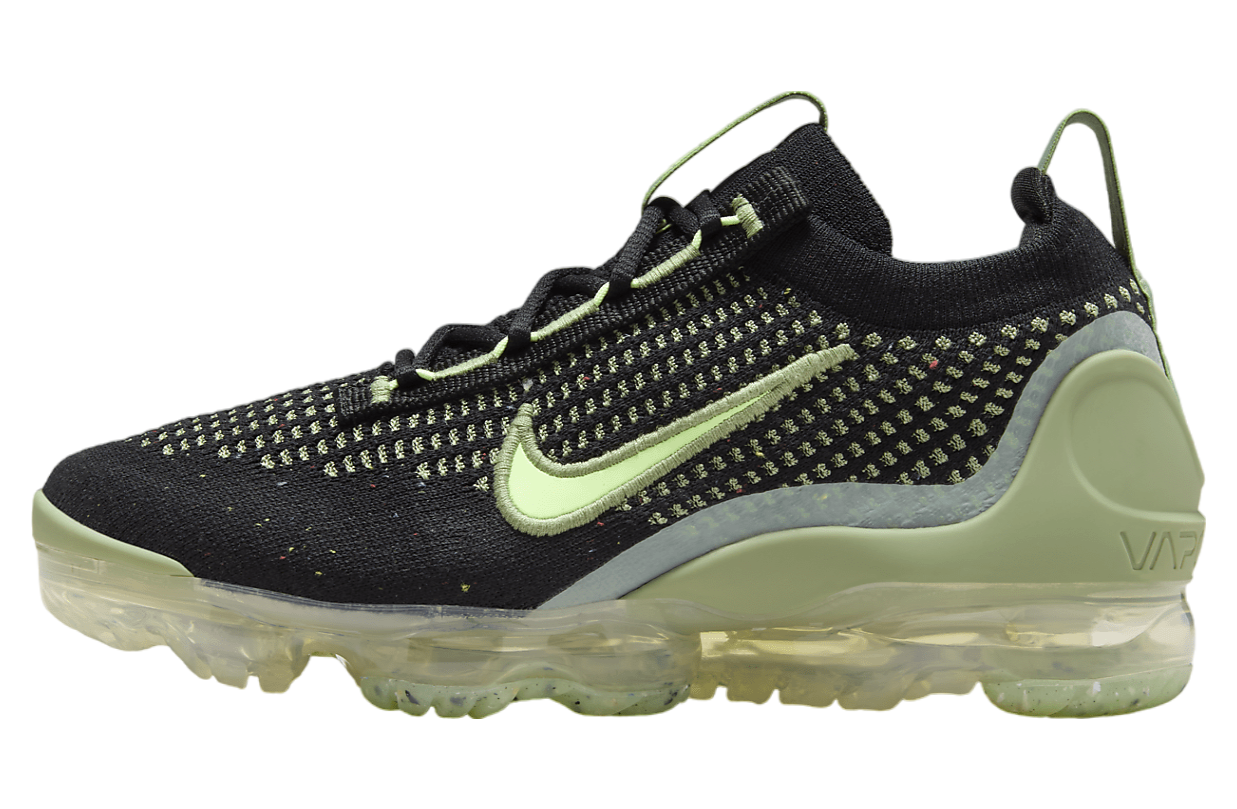 Nike Air VaporMax 2021 FK GS Black / Oil Green