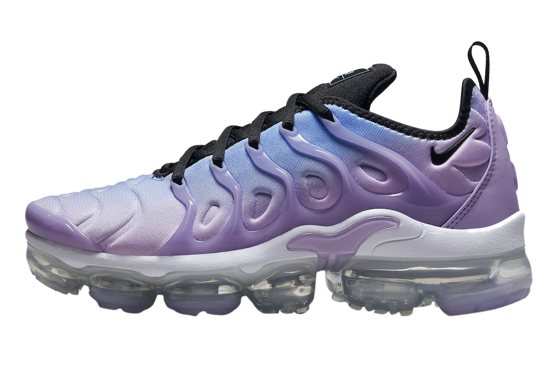 purple and white vapormax plus