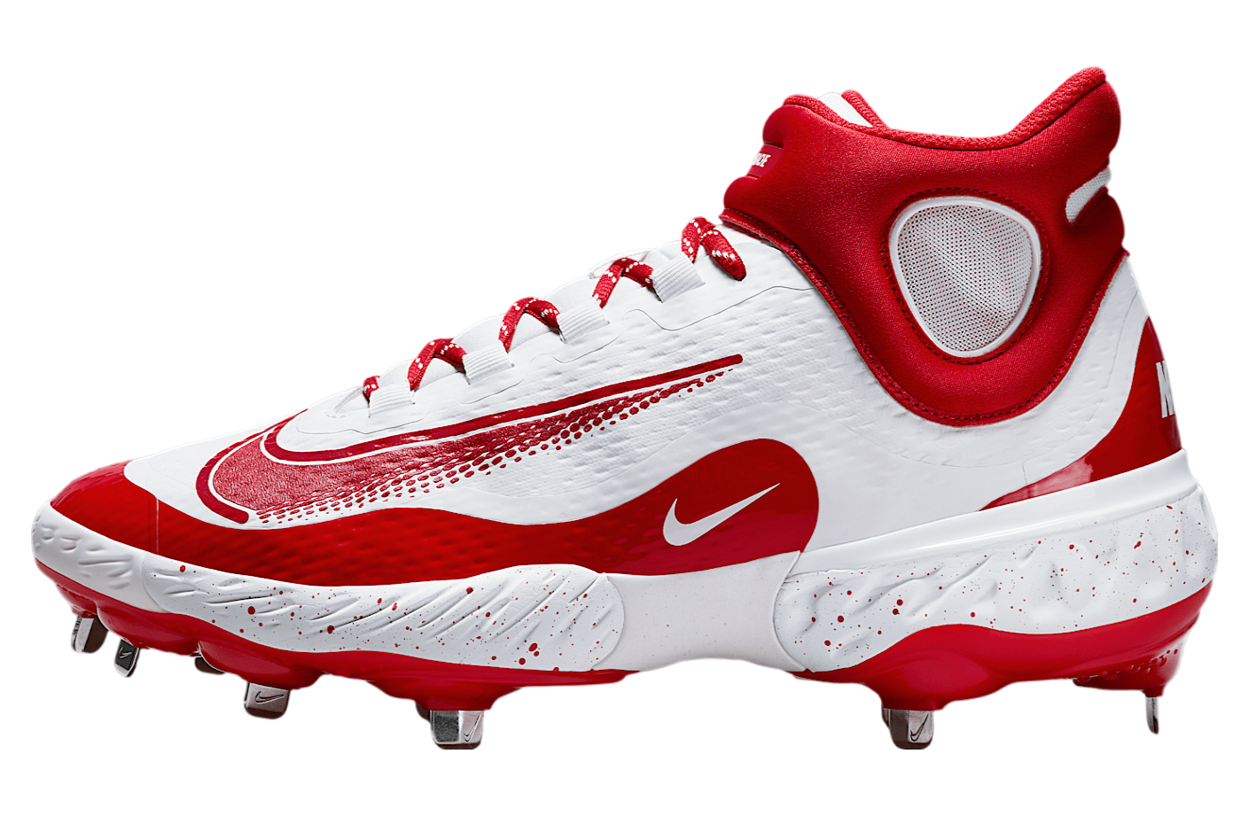 Nike Alpha Huarache Elite 4 Mid White / University Red OCT 2024