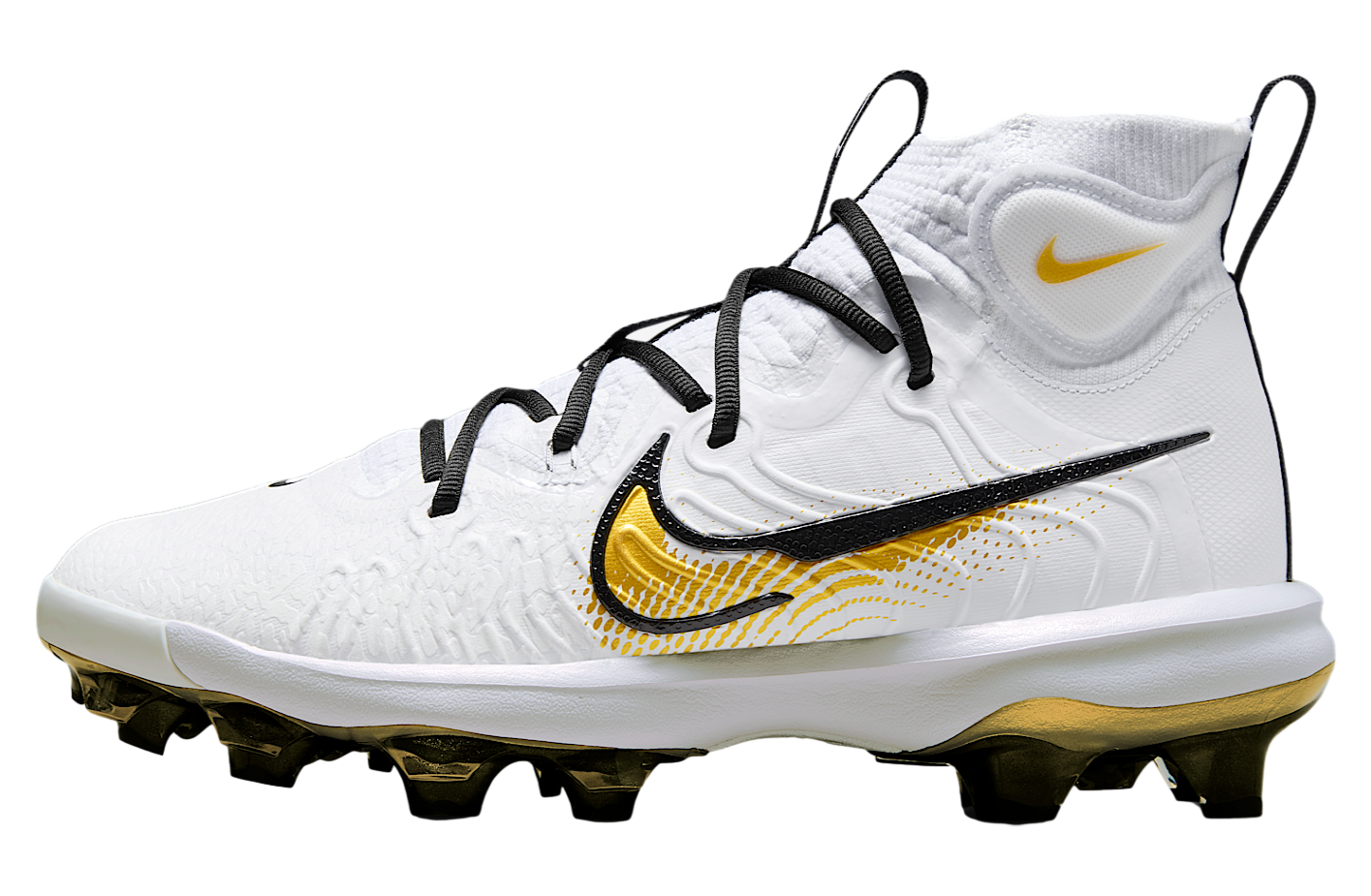 Nike Alpha Huarache Nxt Mcs White / Black / Metallic Gold