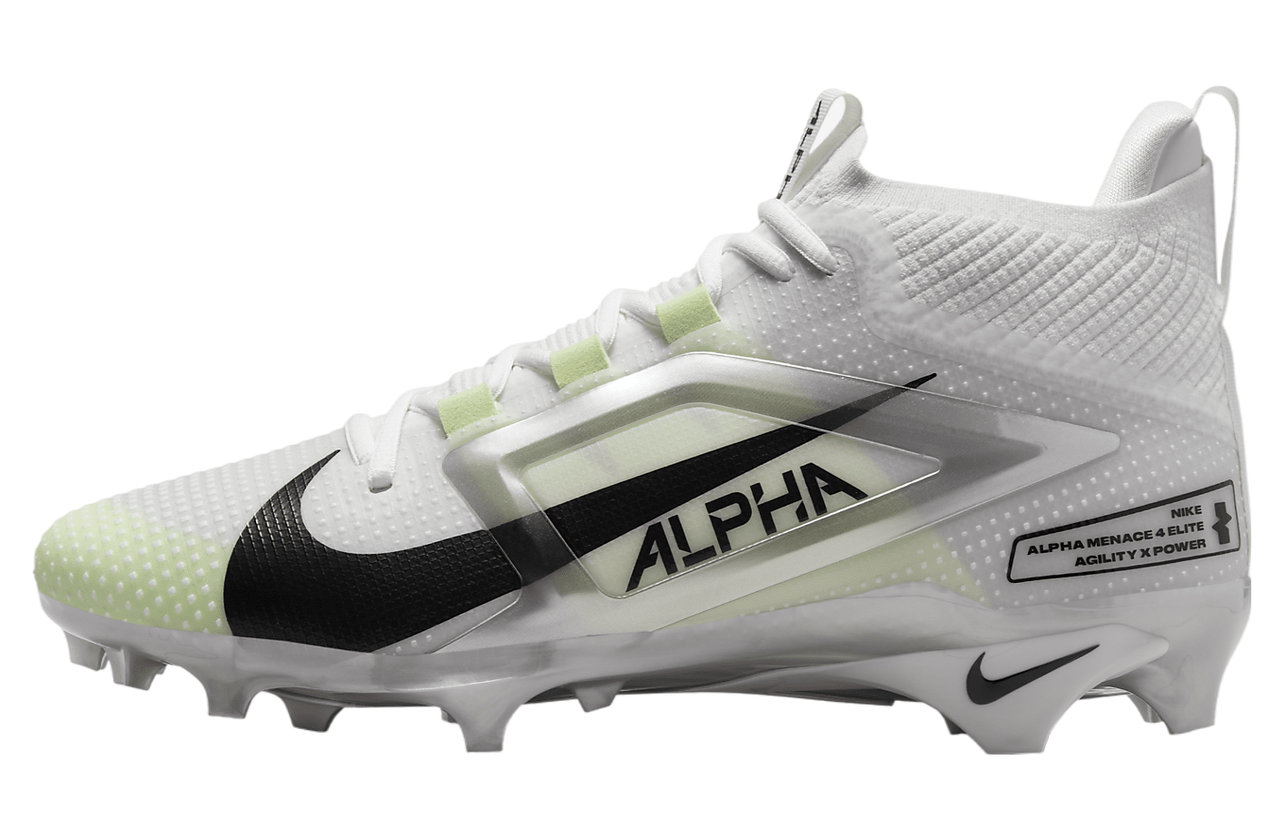 Nike Alpha Menace 4 Elite White / Metallic Silver