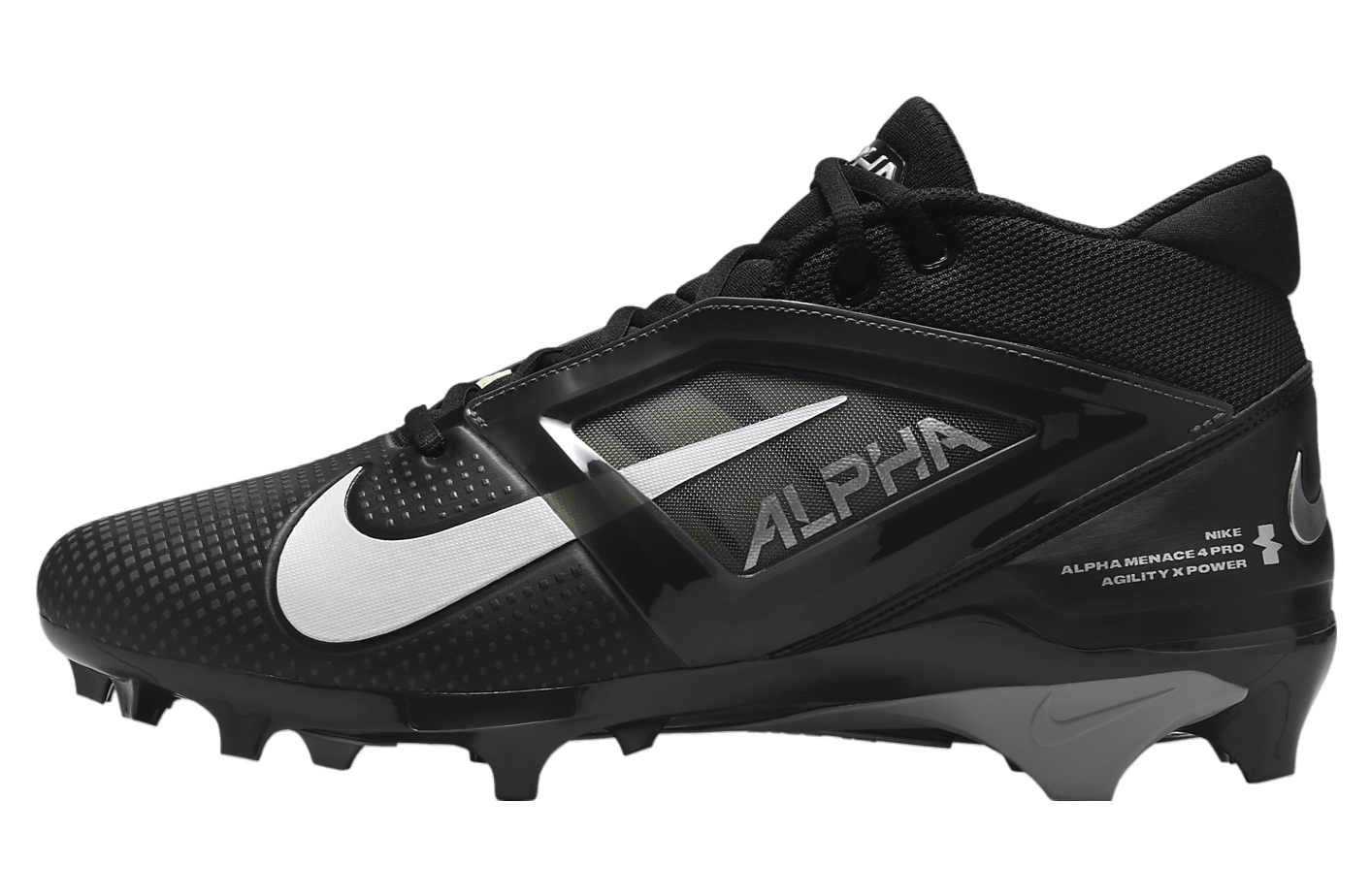 Nike Alpha Menace 4 Pro Black / Light Smoke Grey