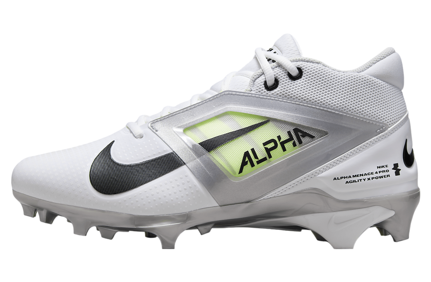 Nike Alpha Menace 4 Pro White / Metallic Silver