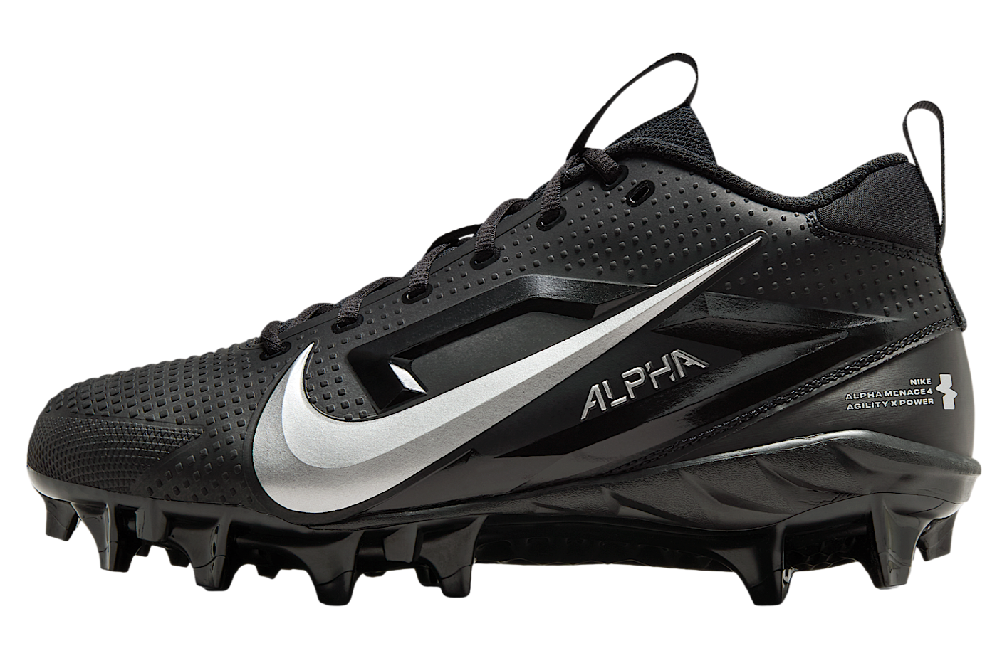 Nike Alpha Menace 4 Varsity Black / Metallic Silver