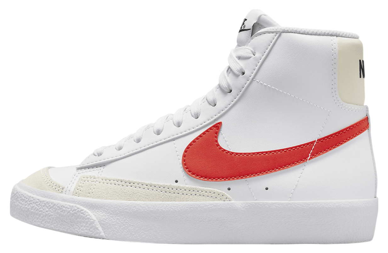 Nike Blazer Mid 77 GS White / Coconut Milk / Picante Red