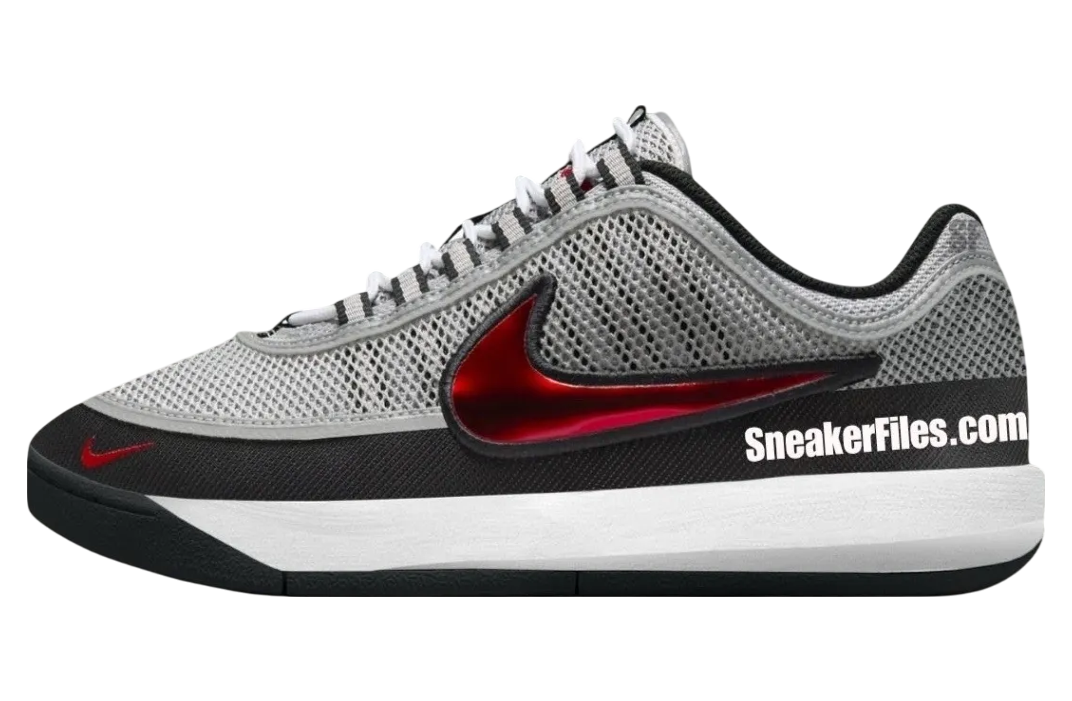 Nike Book 2 Spiridon Metallic Silver / Sport Red