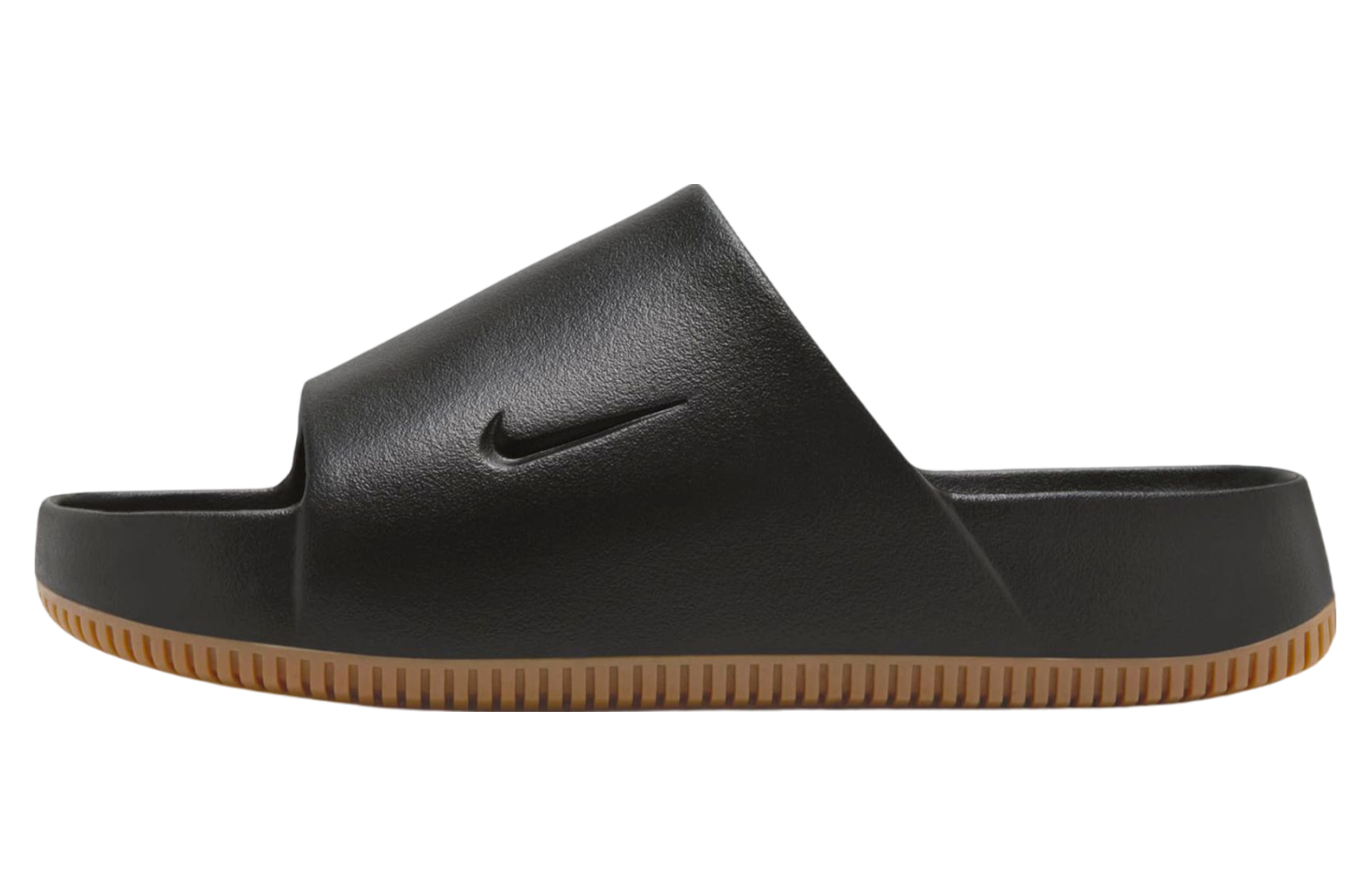 Nike Calm Slide Black / Gum Medium Brown