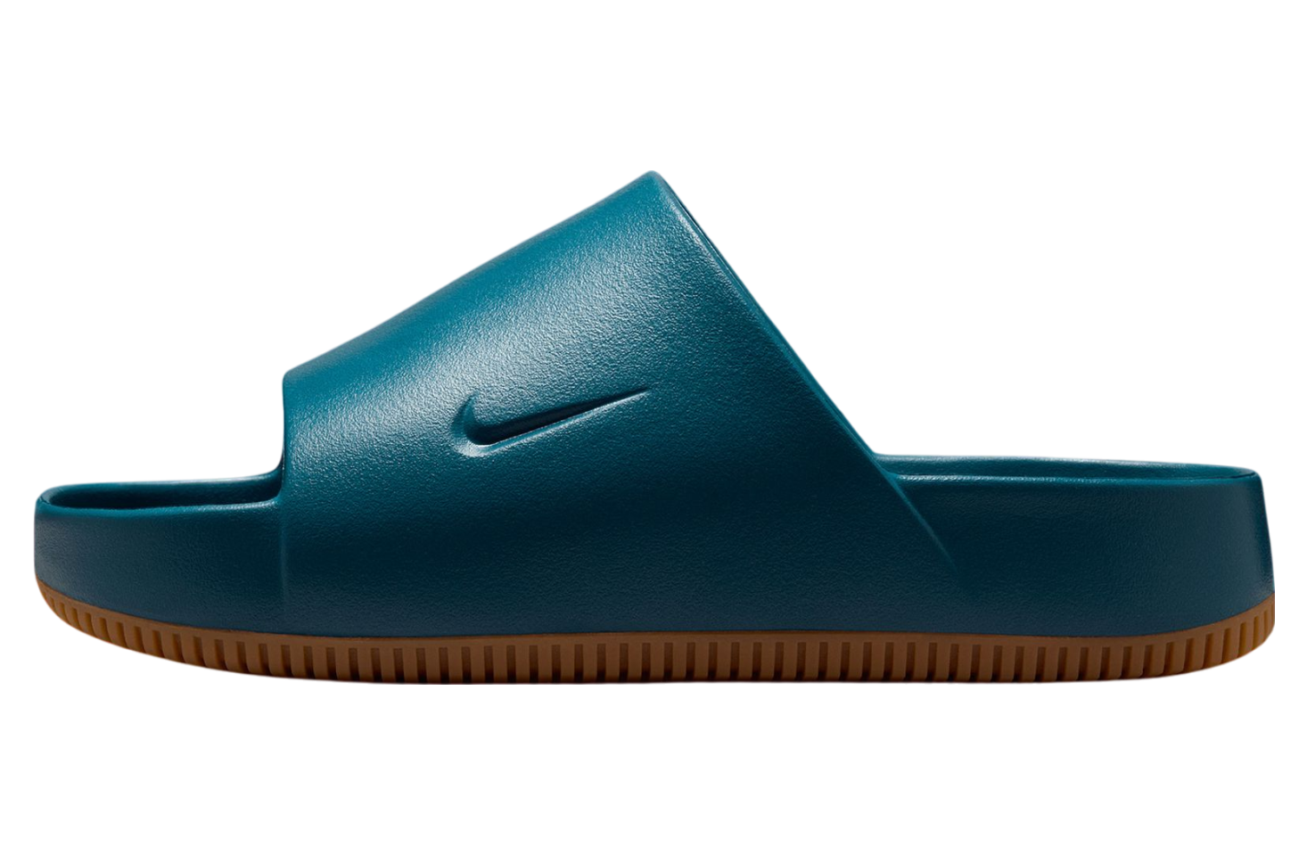 Nike Calm Slide Blue Force / Gum Medium Brown