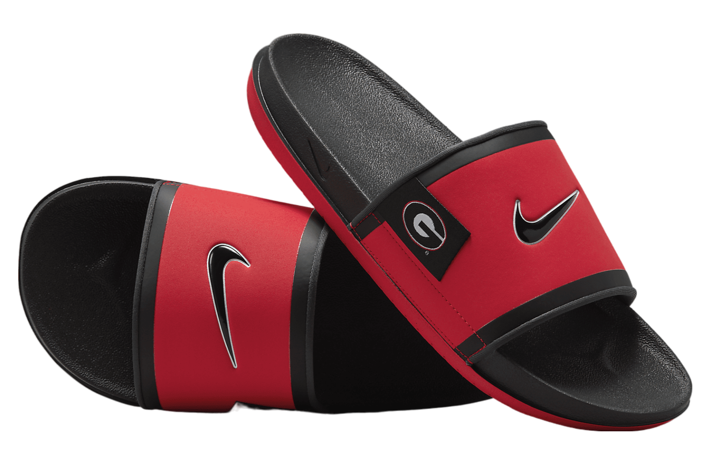 Nike College Offcourt Slide (Georgia) University Red / Dark Smoke Grey