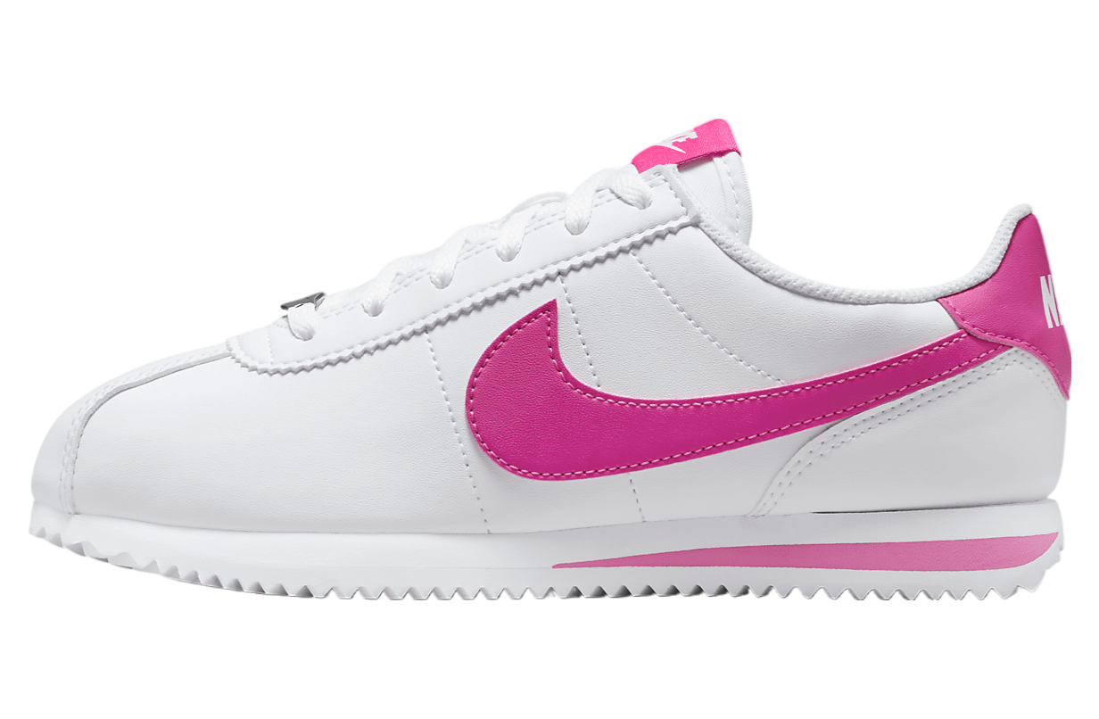 Nike Cortez GS White / Laser Fuchsia