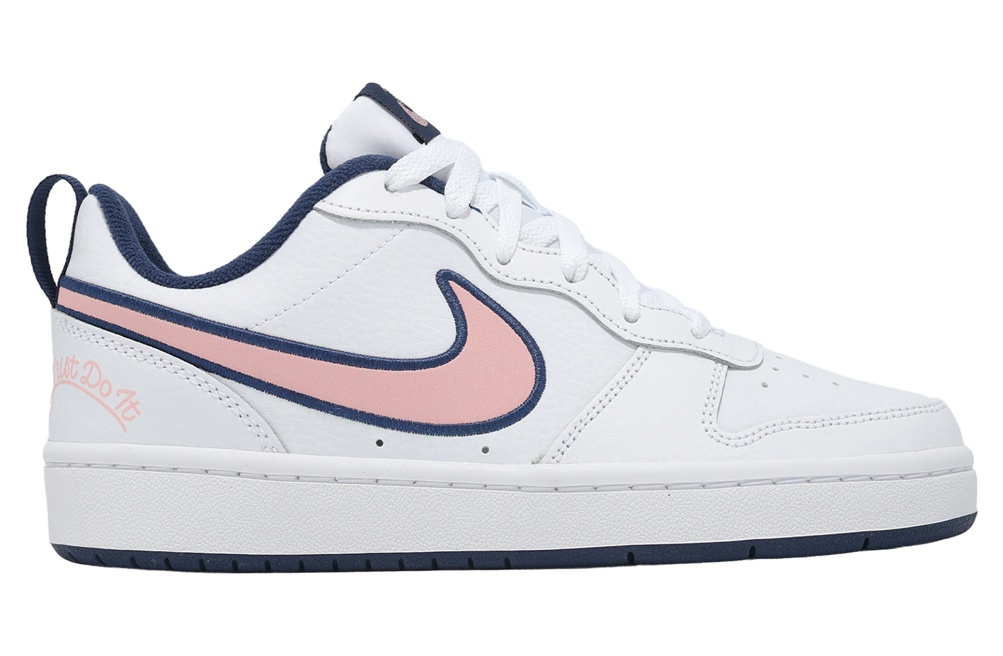 Nike Court Borough Low 2 SE GS White / Pink Glaze