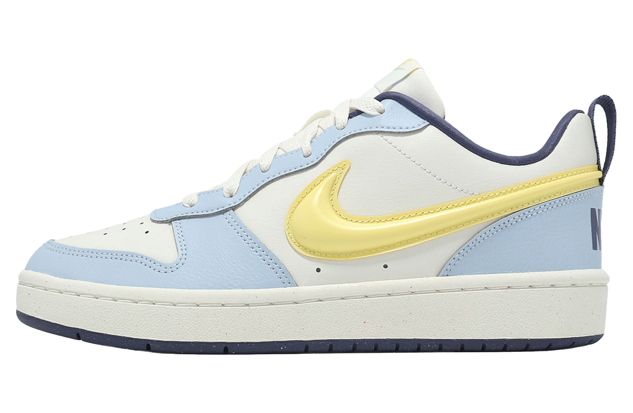 Nike Court Borough Low Recraft GS Sail / Soft Yellow