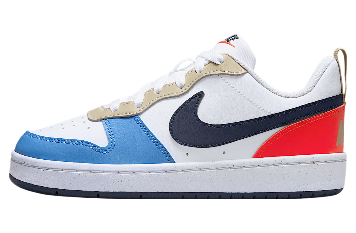 Nike Court Borough Low Recraft GS White / Light Crimson