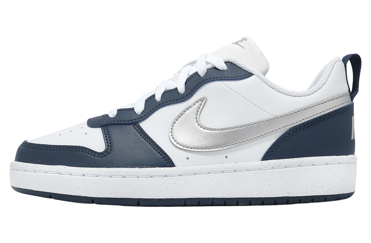 Nike Court Borough Low Recraft GS White / Metallic Silver