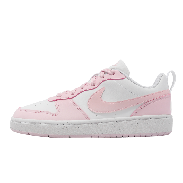 Nike Court Borough Low Recraft GS White / Pink Foam