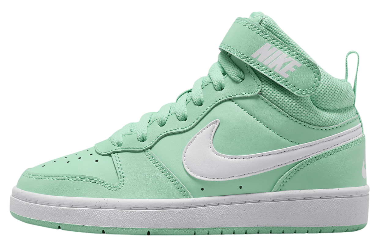 Nike Court Borough Mid 2 GS Emerald Rise / White