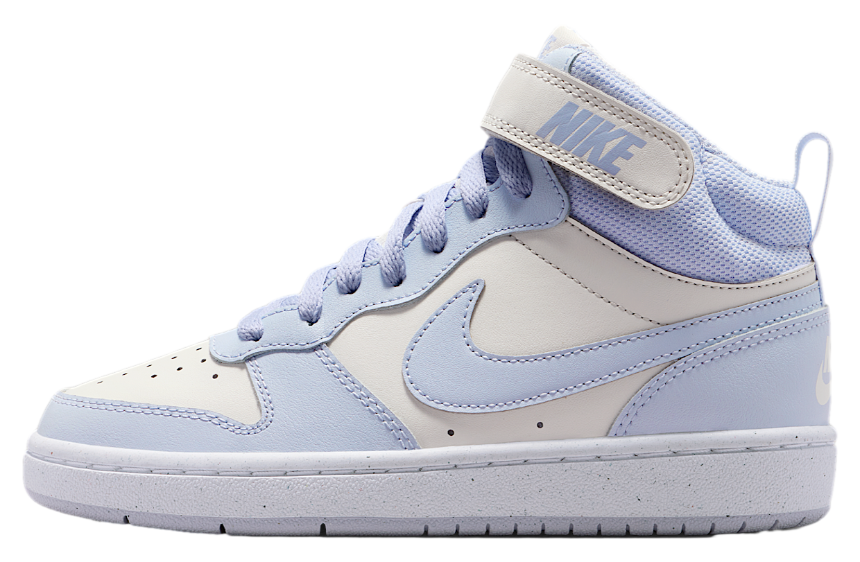 Nike Court Borough Mid 2 GS Platinum Tint / White