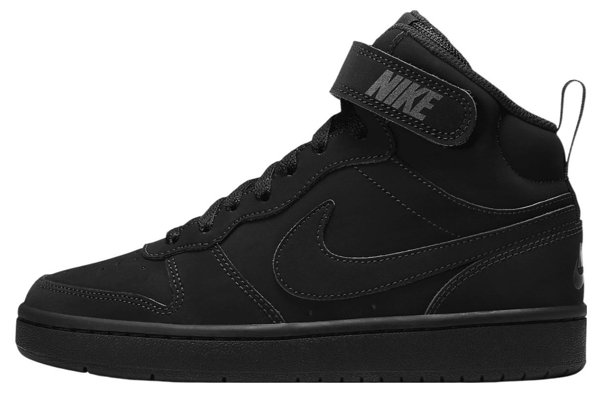 Nike Court Borough Mid 2 GS Triple Black