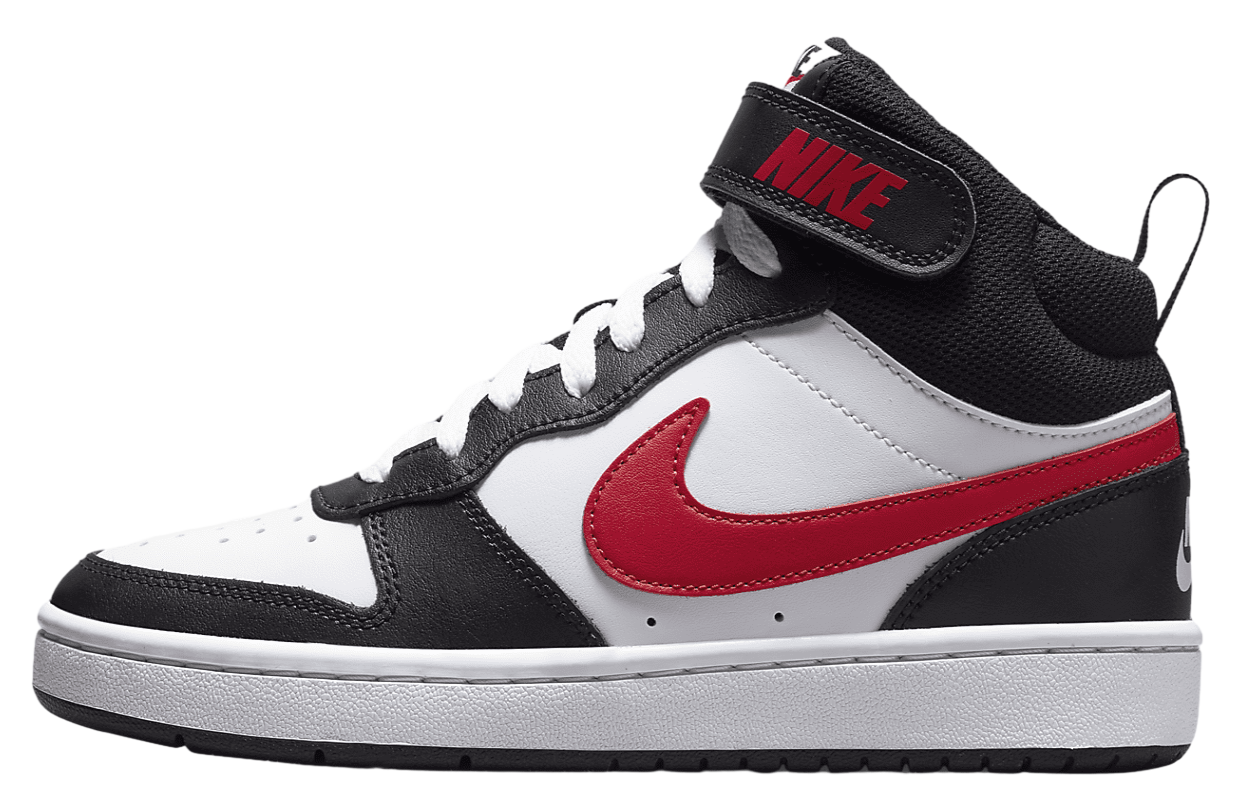 Nike Court Borough Mid 2 GS White / Black / University Red