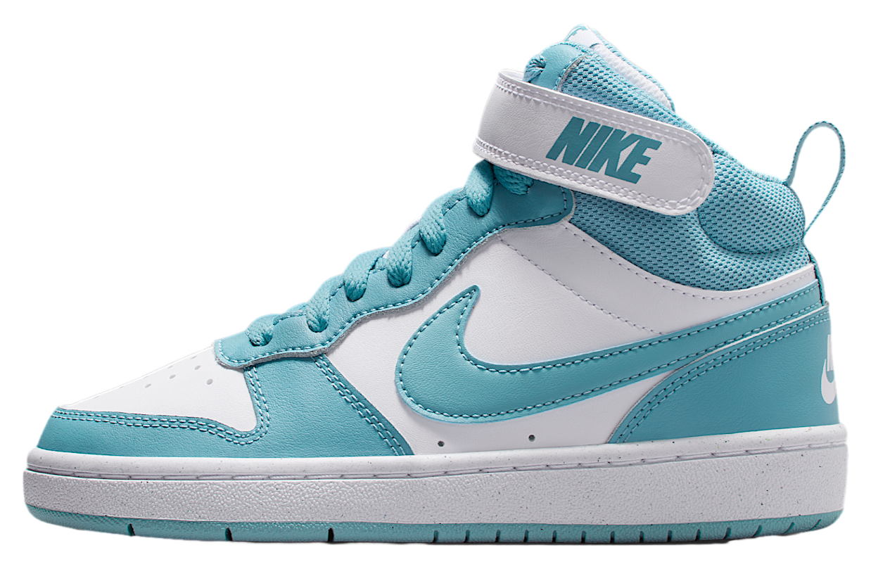 Nike Court Borough Mid 2 GS White / Denim Turquoise