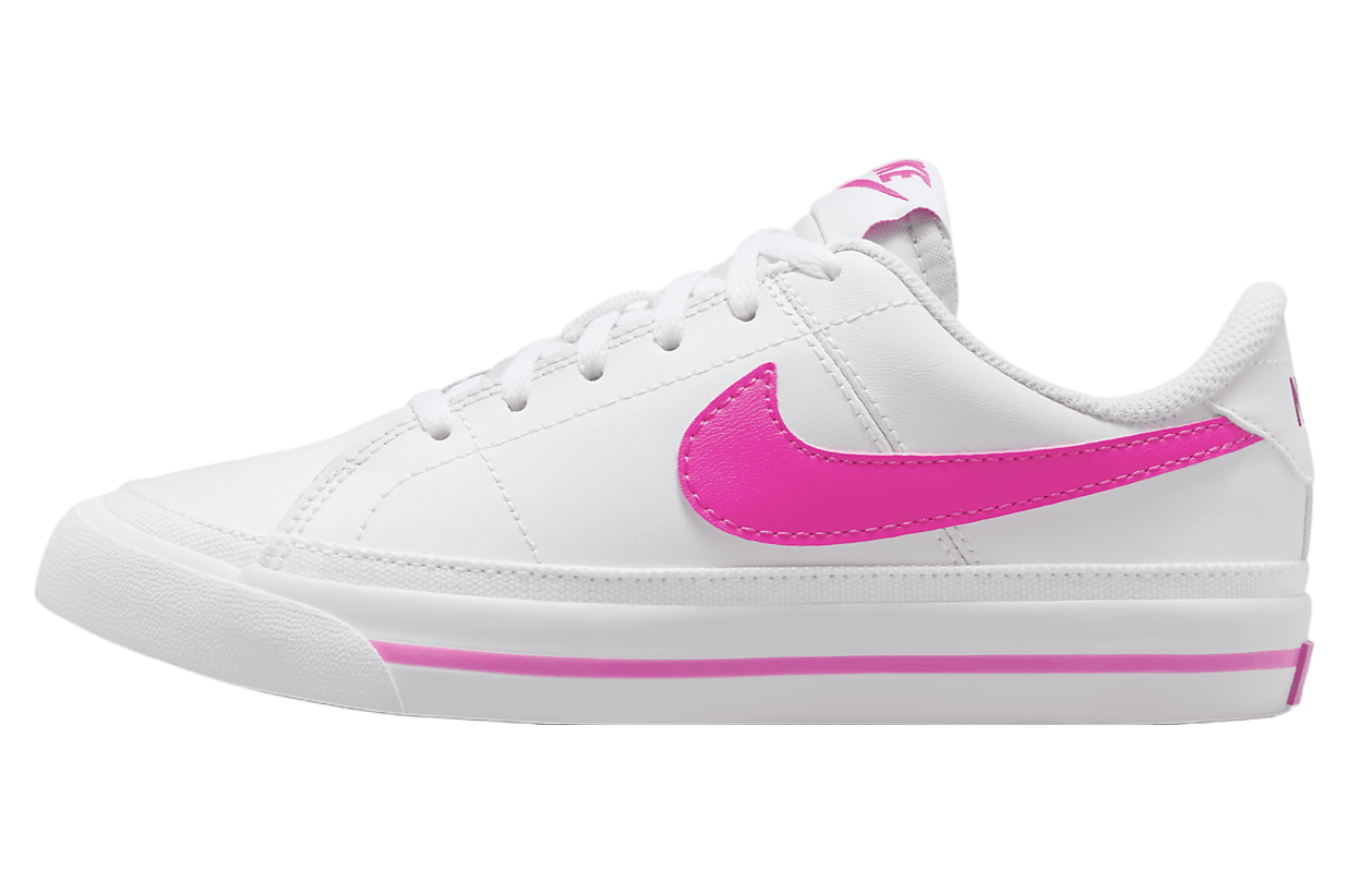 Nike Court Legacy GS White / Laser Fuchsia