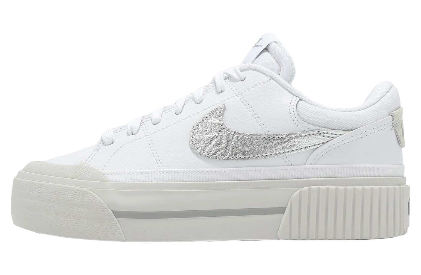 Nike Court Legacy Lift WMNS White / Metallic Silver - Feb