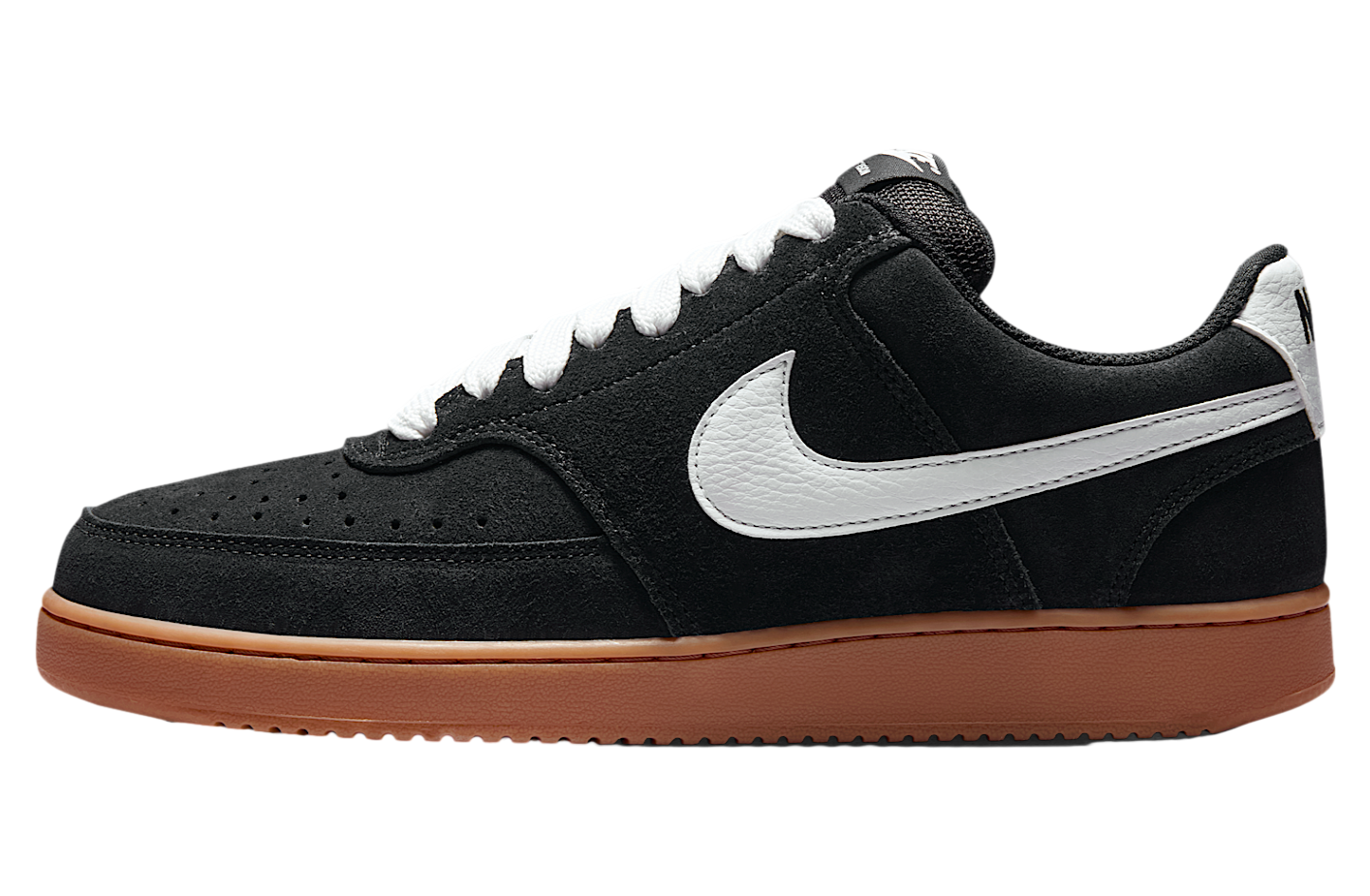 Nike Court Vision Low FL Black / Gum Medium Brown