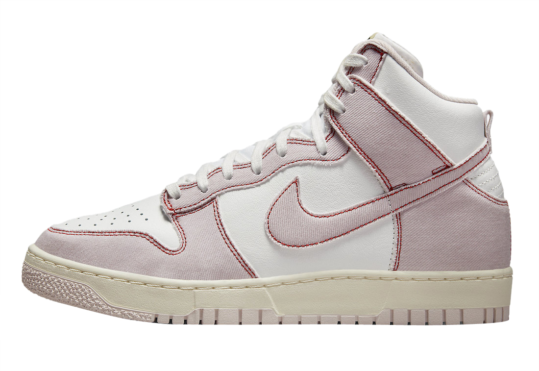 nike shoes pink and gray high cut blue jeans