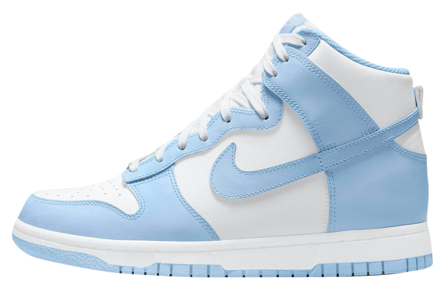 靴 NIKE WMNS DUNK HIGH PEARL/GLACIER BLUE Nike Dunk High Split Baltic Blue – Puffer Reds