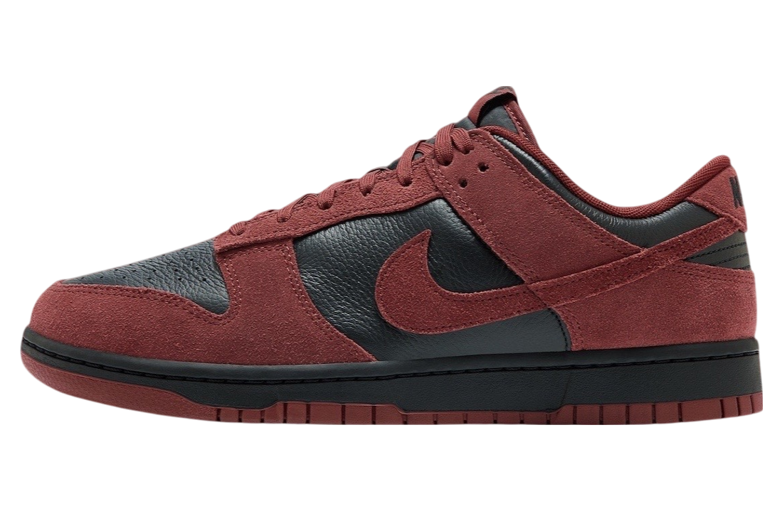 Nike Dunk Low Black / Dark Team Red