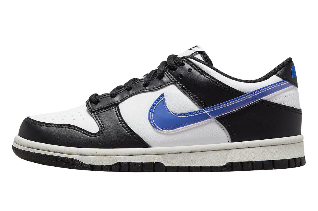 Nike dunk lows black and white