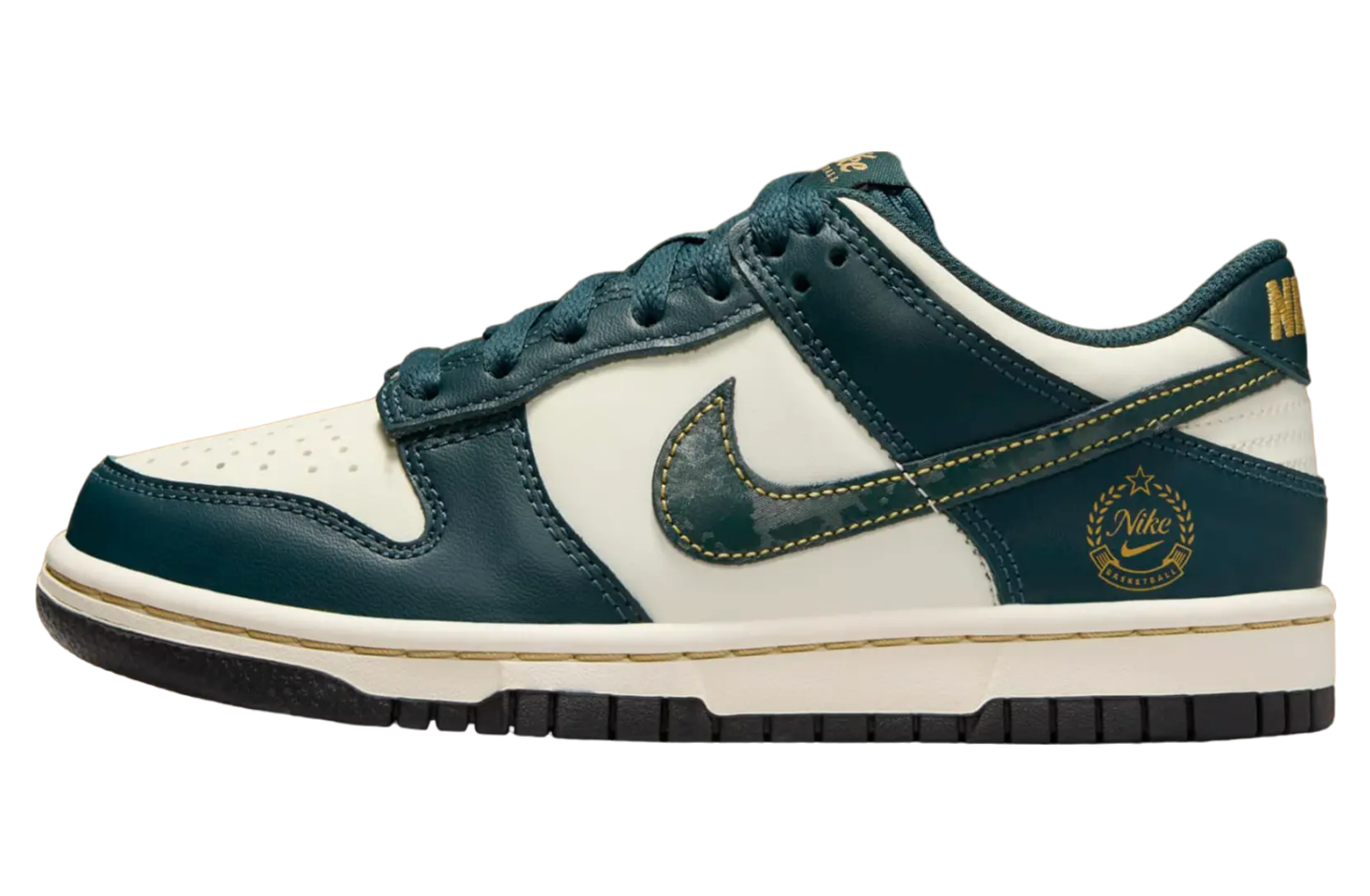 Nike Dunk Low GS Deep Jungle / Pale Ivory