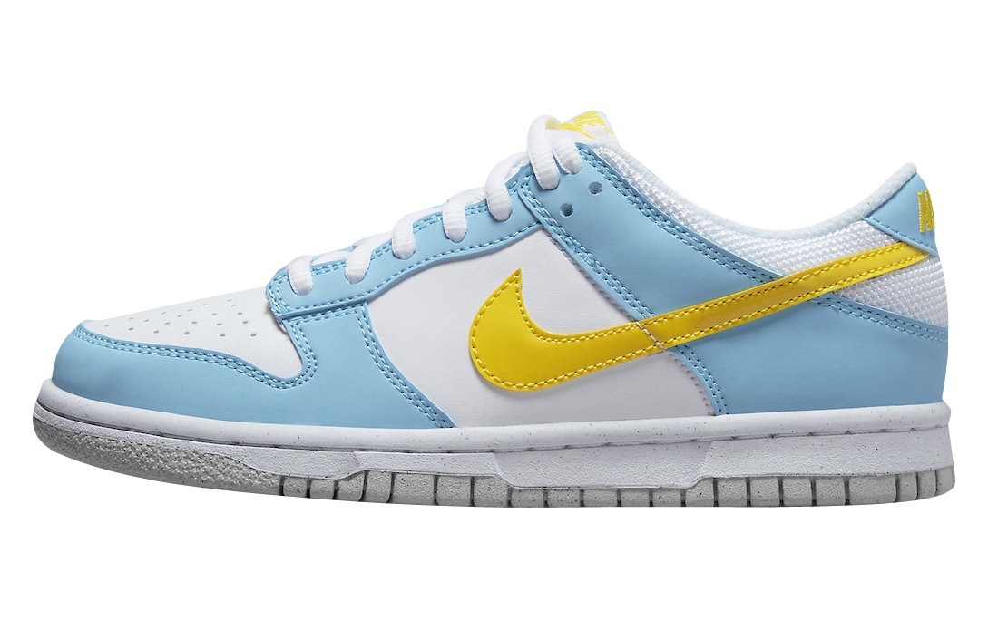 Blue and 2025 yellow nike dunks