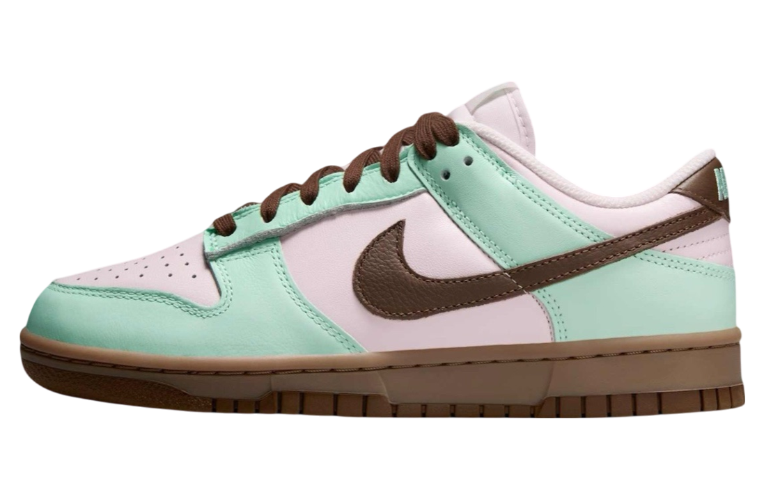 Nike Dunk Low Mint Chocolate W Pearl Pink Gum Light Brown