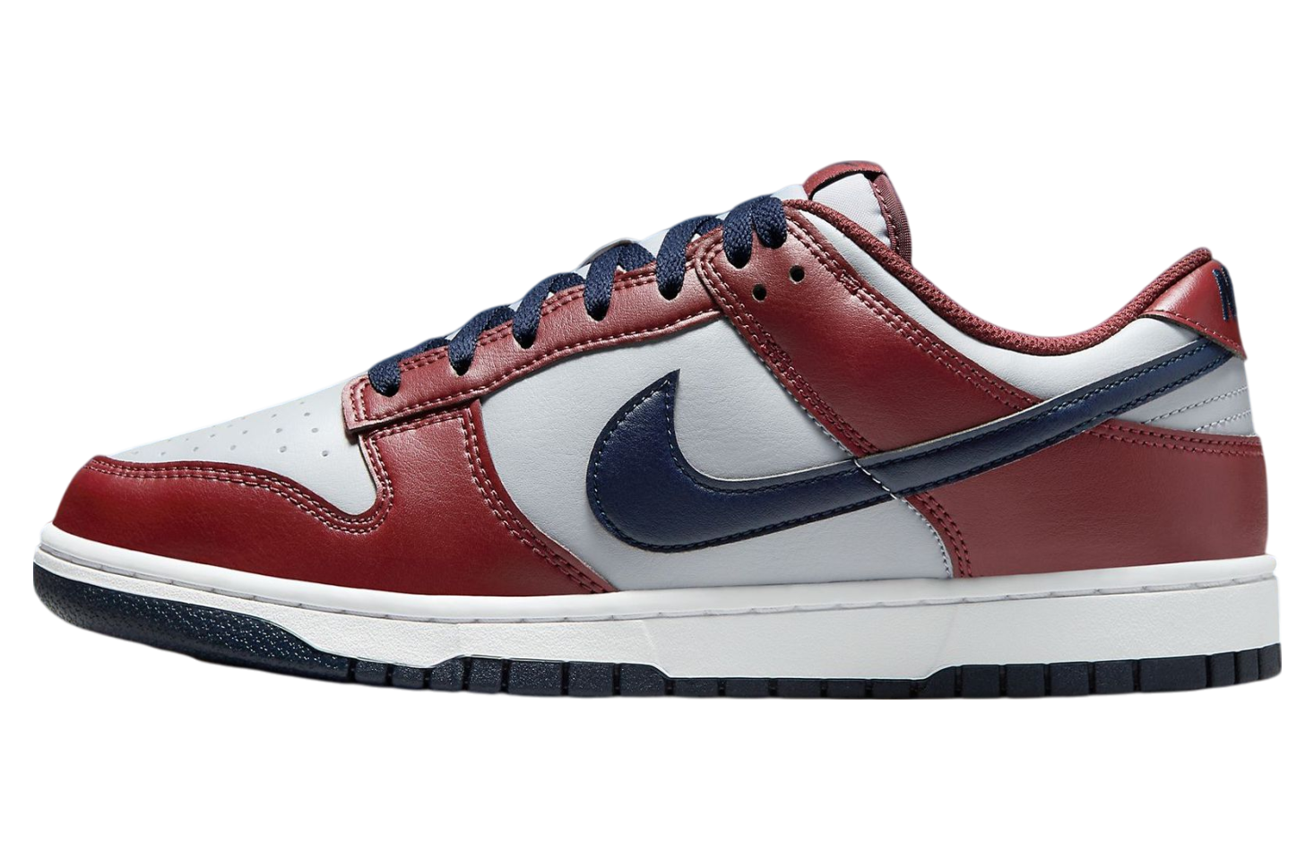 Nike Dunk Low Reboots Grey / Burgundy / Navy