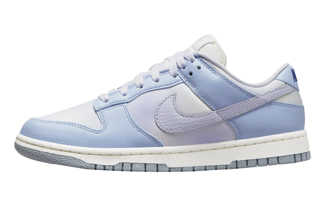 dunk low blue and white