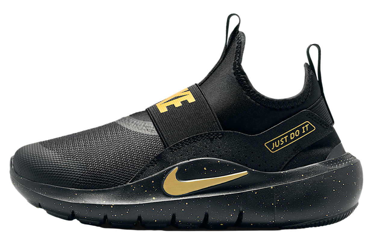 Nike Flex Runner 4 GS Black / Metallic Gold