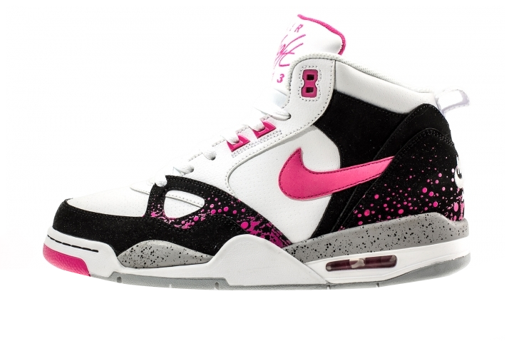 persoonlijkheid ijs Gebruikelijk Nike Flight '13 Mid - White / Vivid Pink 579961007 - KicksOnFire.com