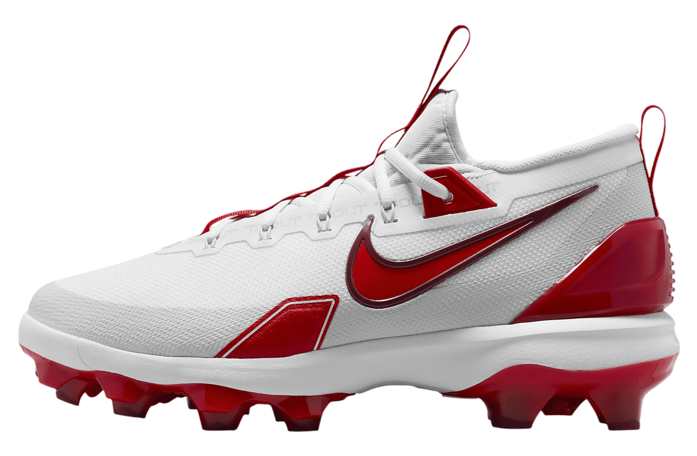 Nike Force Trout 9 Elite Mcs White / Pure Platinum / Team Red